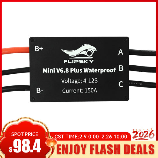 Flipsky IP68 Waterproof ESC Electronic Speed Controller Mini FSESC6.8 Plus based on VESC6 150A for Efoil Ejet / boat esurf