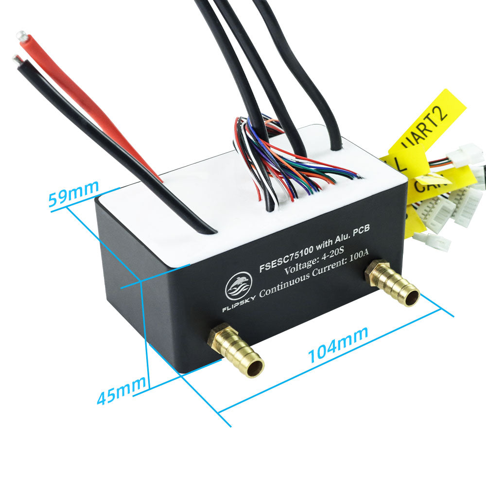 Flipsky 75100 With Aluminum PCB Based on VESC For Electric Skateboard / Scooter / Ebike Speed Controller - FLIPSKY