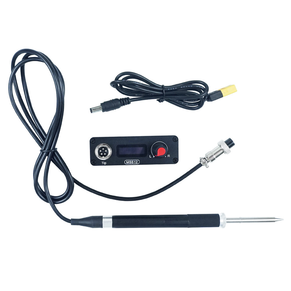 MSS12 Mini OLED Soldering Station Compatible With T12 Supports PD3.0/3S-6S/12V-25V Power Supply - FLIPSKY