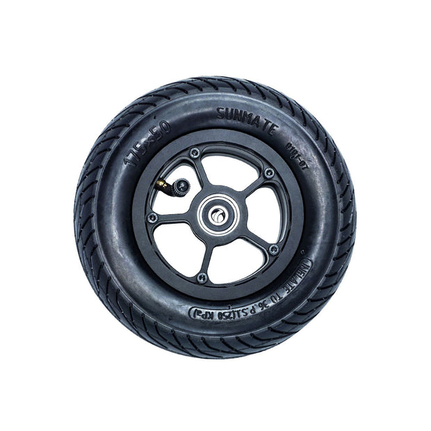 All Terrain Mountain Inflation Wheels Kit 7'' ATM 175x50MM 628RS Bearing Pneumatic Wheel With Two Belt For DIY Skateboard