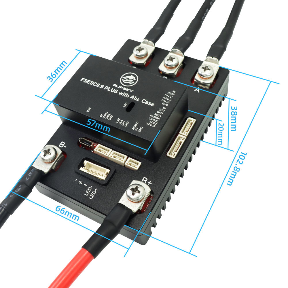 FLIPSKY FSESC6.9 Plus Base on vesc6.6 With Power Button - FLIPSKY