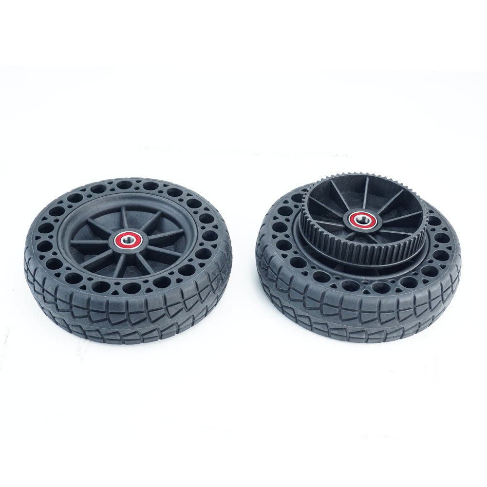 4PCS 6" ATM 150 x 50 All Terrain Honeycomb Wheels With Two Belt For DIY Skateboard - FLIPSKY