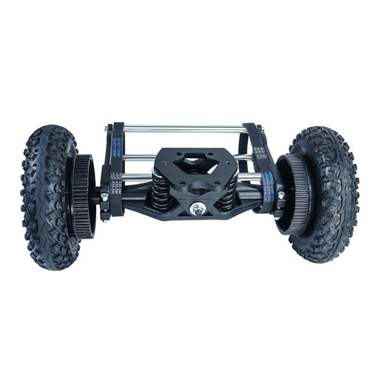 8'' Pneumatic All Terrain Tire Kit with 16.5'' truck and two battle hardened belt motor for DIY off road board - FLIPSKY