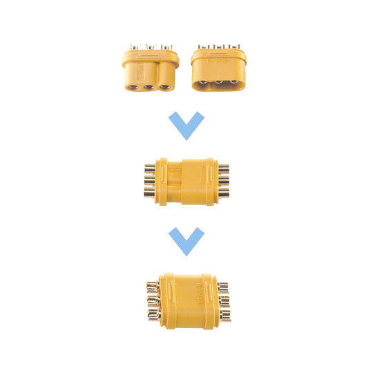 MR60 Connector Plug Female And Male Connector 3.5 Bullet Connector 5 Pairs For RC Model Parts /Motor ESC Connection - FLIPSKY