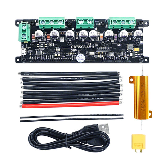 ODESC3.6 Optimizes High Performance Brushless Motor High-Power Dual-Drive Controller FOC BLDC based on ODrive - FLIPSKY