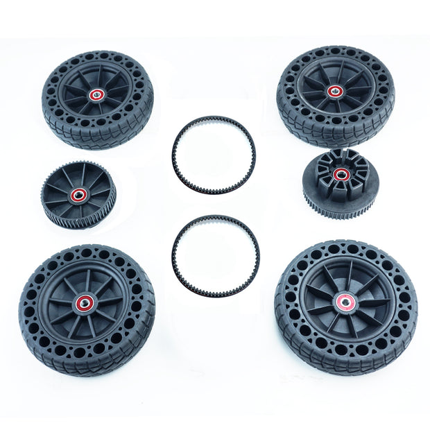 4PCS 6" ATM 150 x 50 All Terrain Honeycomb Wheels With Two Belt For DIY Skateboard