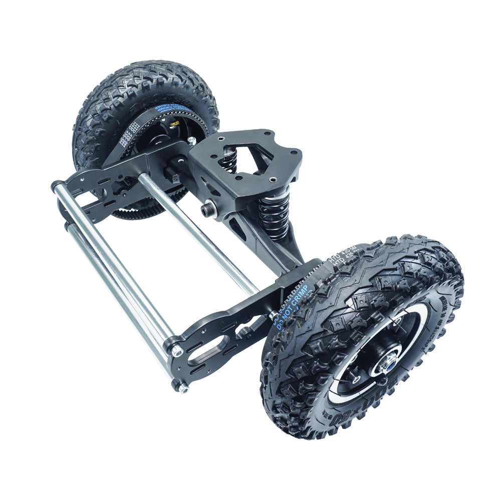 16.5"truck With 8'' Pneumatic All Terrain Mountain Wheels and two belt for DIY off road board/ESK8