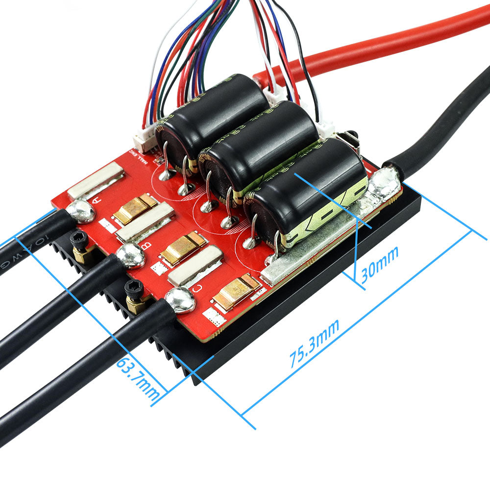 FLIPSKY FSESC6.9 100A base on VESC6.6 With Aluminum Anodized Heat Sink - FLIPSKY